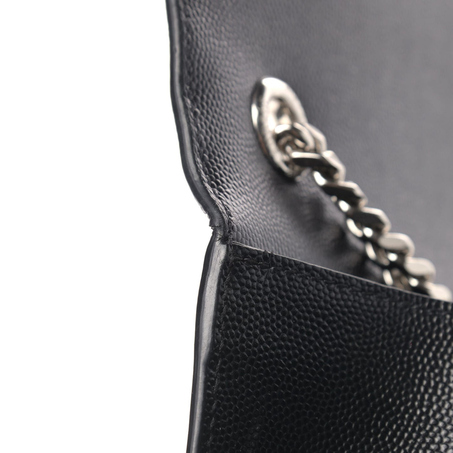 Grain De Poudre Large Classic Monogram Kate Satchel Black