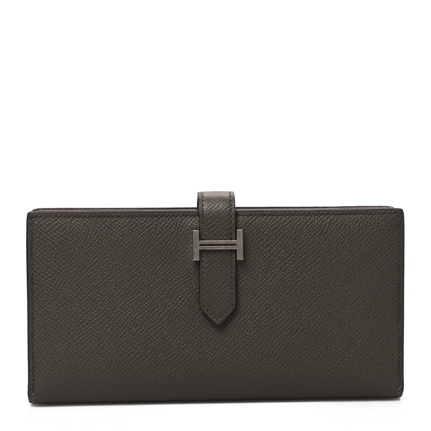 Hermes Epsom Bearn Gusset Wallet Etain 1 of 7