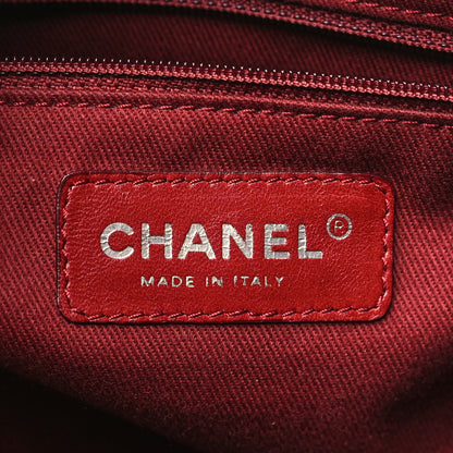 Chanel Aged Calfskin Quilted Large Cotton Club Tote Black 6 of 10