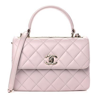 Chanel Lambskin Quilted Small Trendy CC Flap Dual Handle Bag Lilac 1 of 12