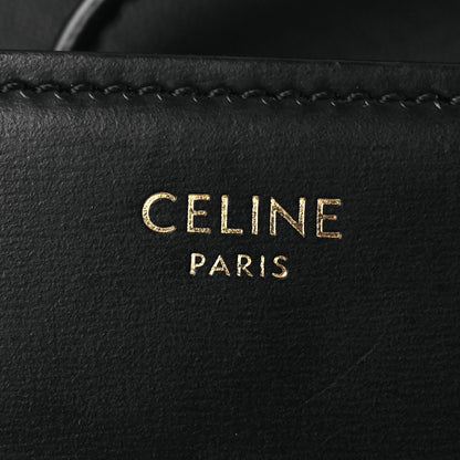 Celine Shiny Calfskin Triomphe Shoulder Bag Black 6 of 13