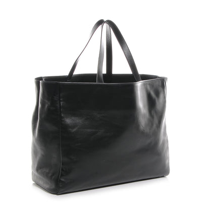 Saint Laurent Leather Reversible East West Shopping Tote Black 3 of 6