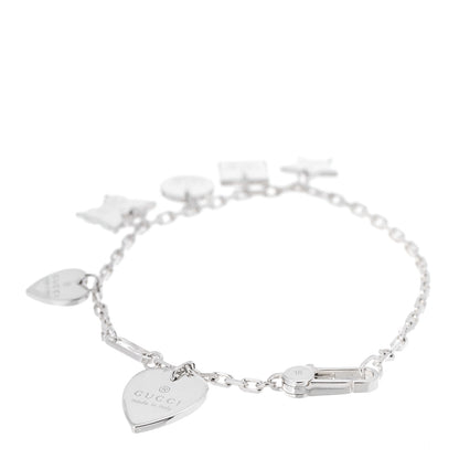 Gucci Sterling Silver Trademark Charm Bracelet 3 of 5