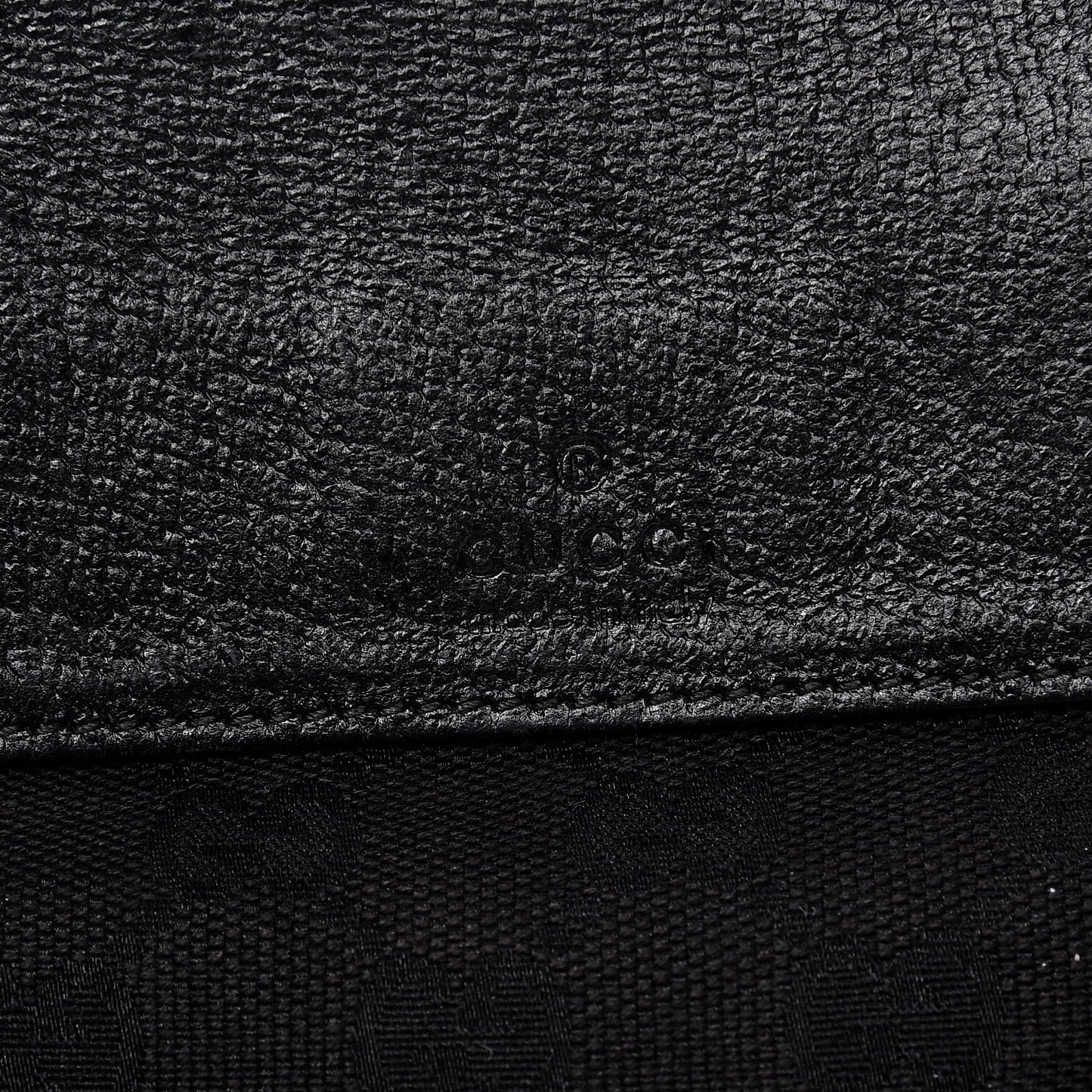Monogram Belt Bag Black