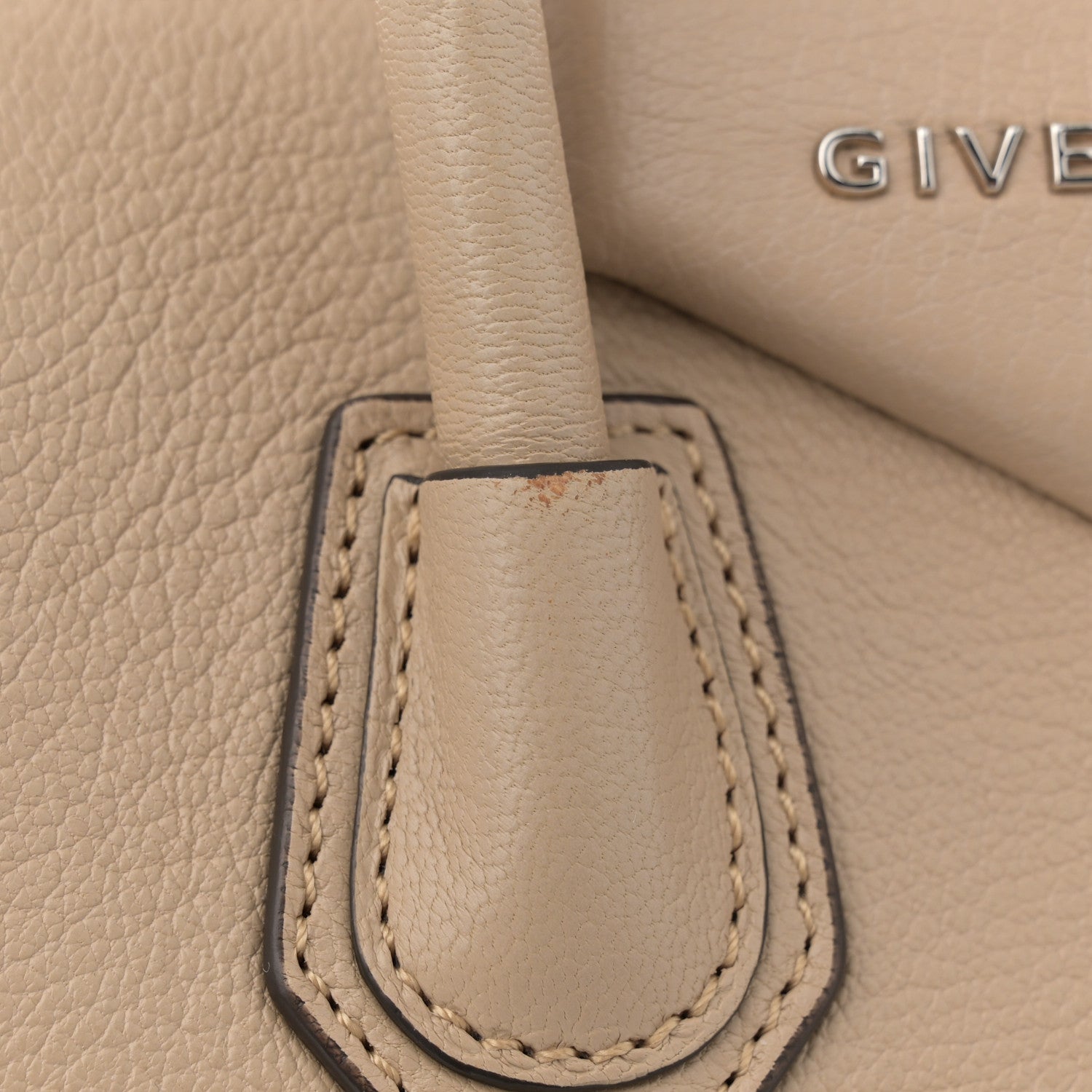 Givenchy Sugar Goatskin Mini Antigona Beige Camel 11 of 13