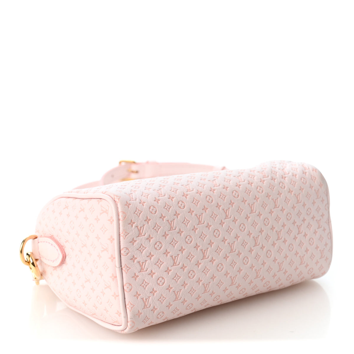 Calfskin Minigram Nano Speedy Light Bliss