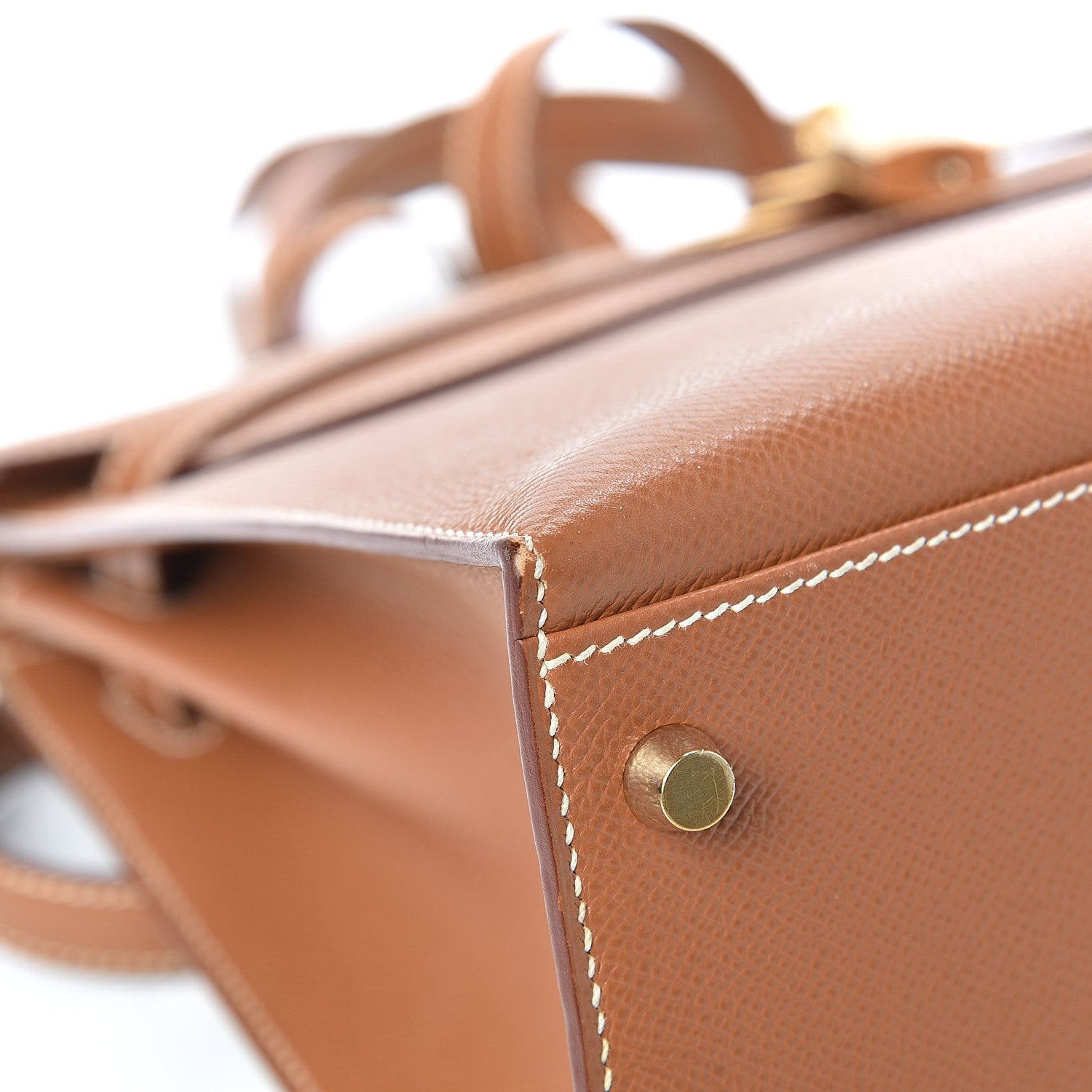Hermes Courchevel Kelly Sellier 32 Gold 38 of 41