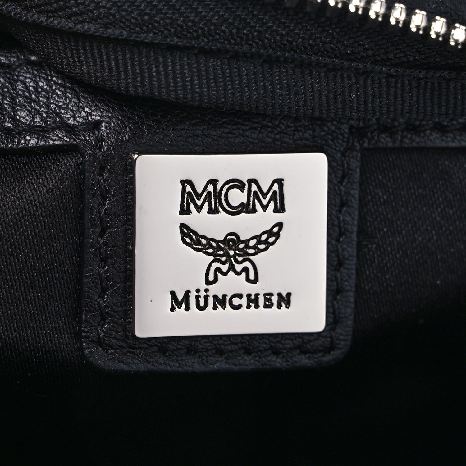 MCM Visetos Small Stark Belt Bag Black 6 of 9