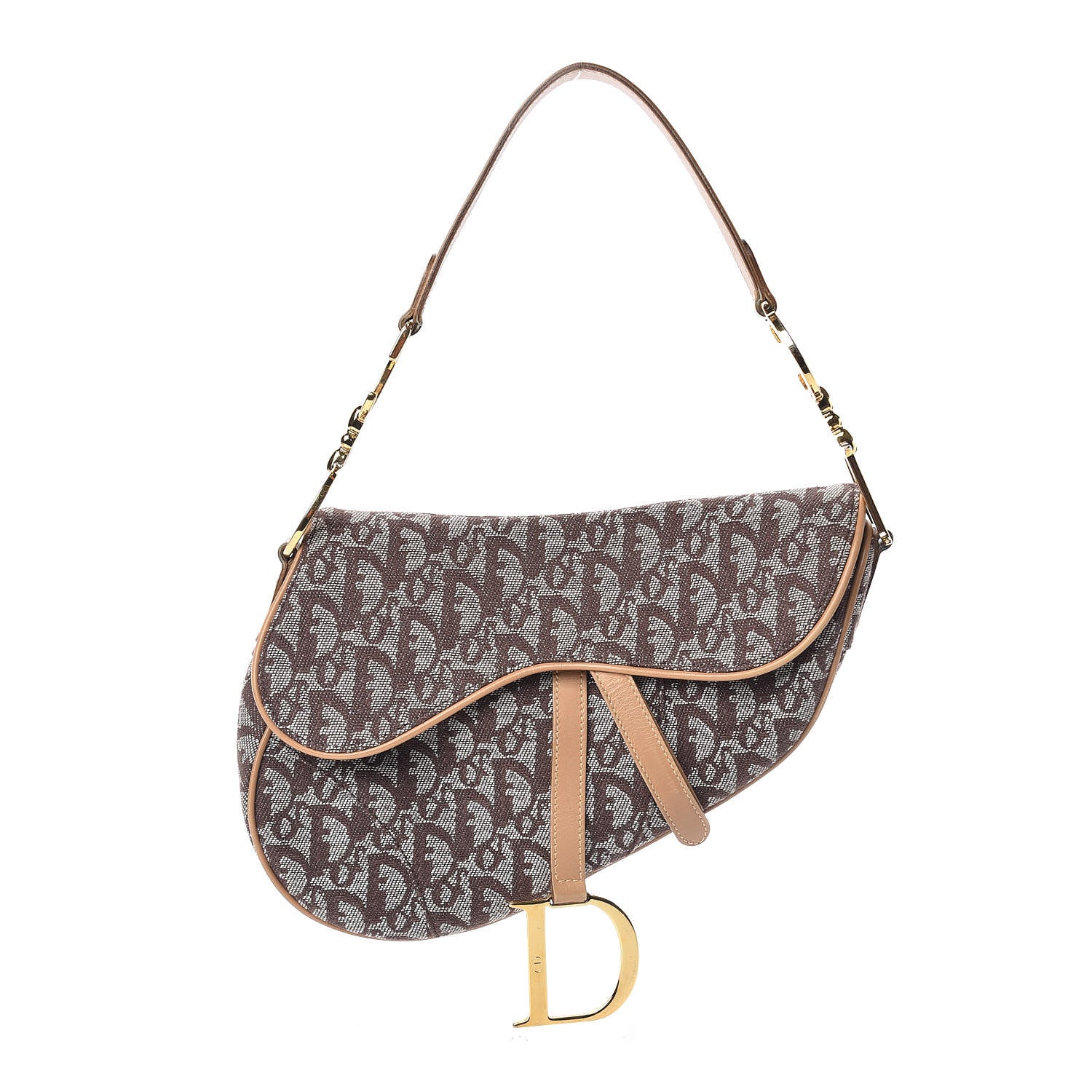 Christian Dior Monogram Saddle Bag Brown 1 of 9