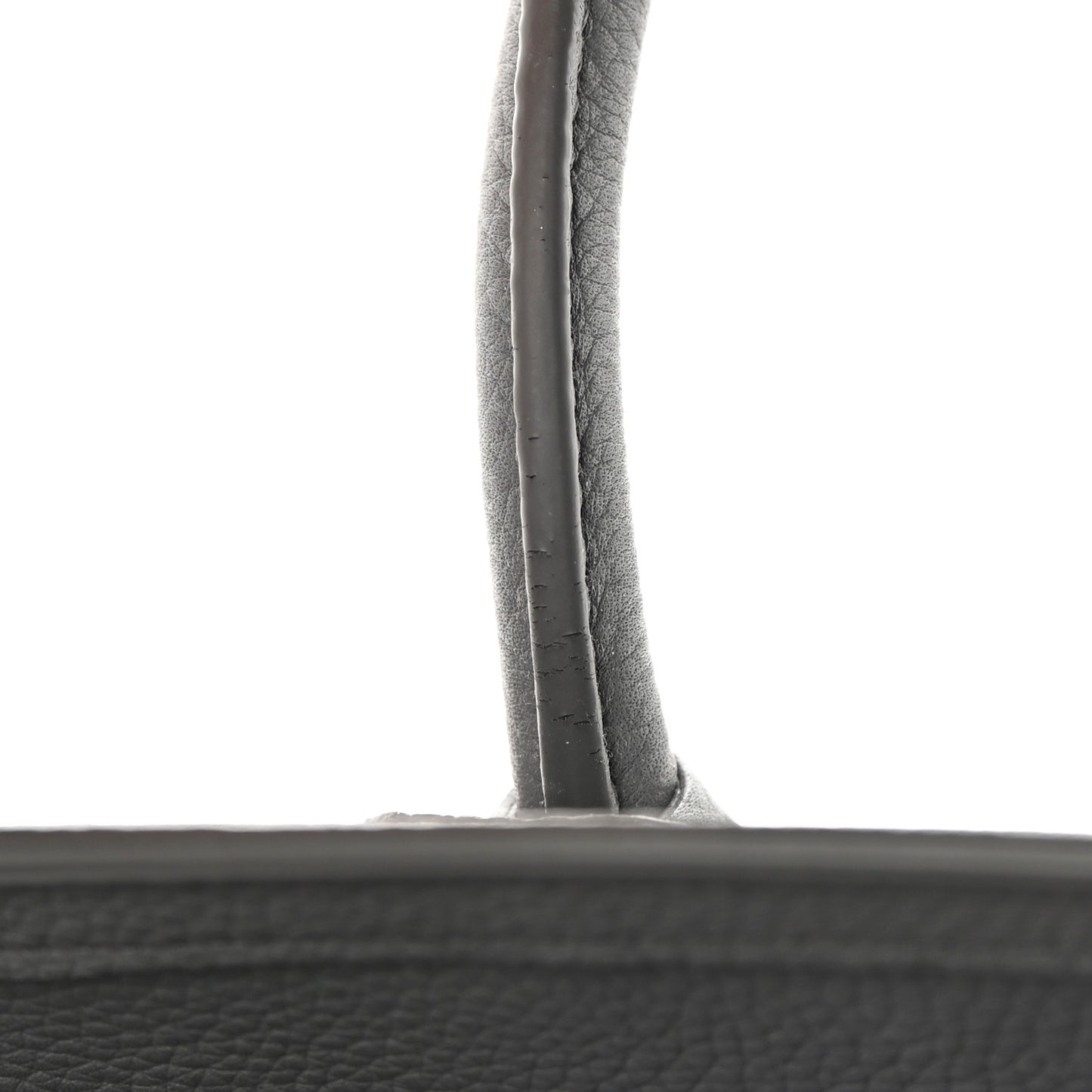 Baby Drummed Calfskin Nano Luggage Kohl