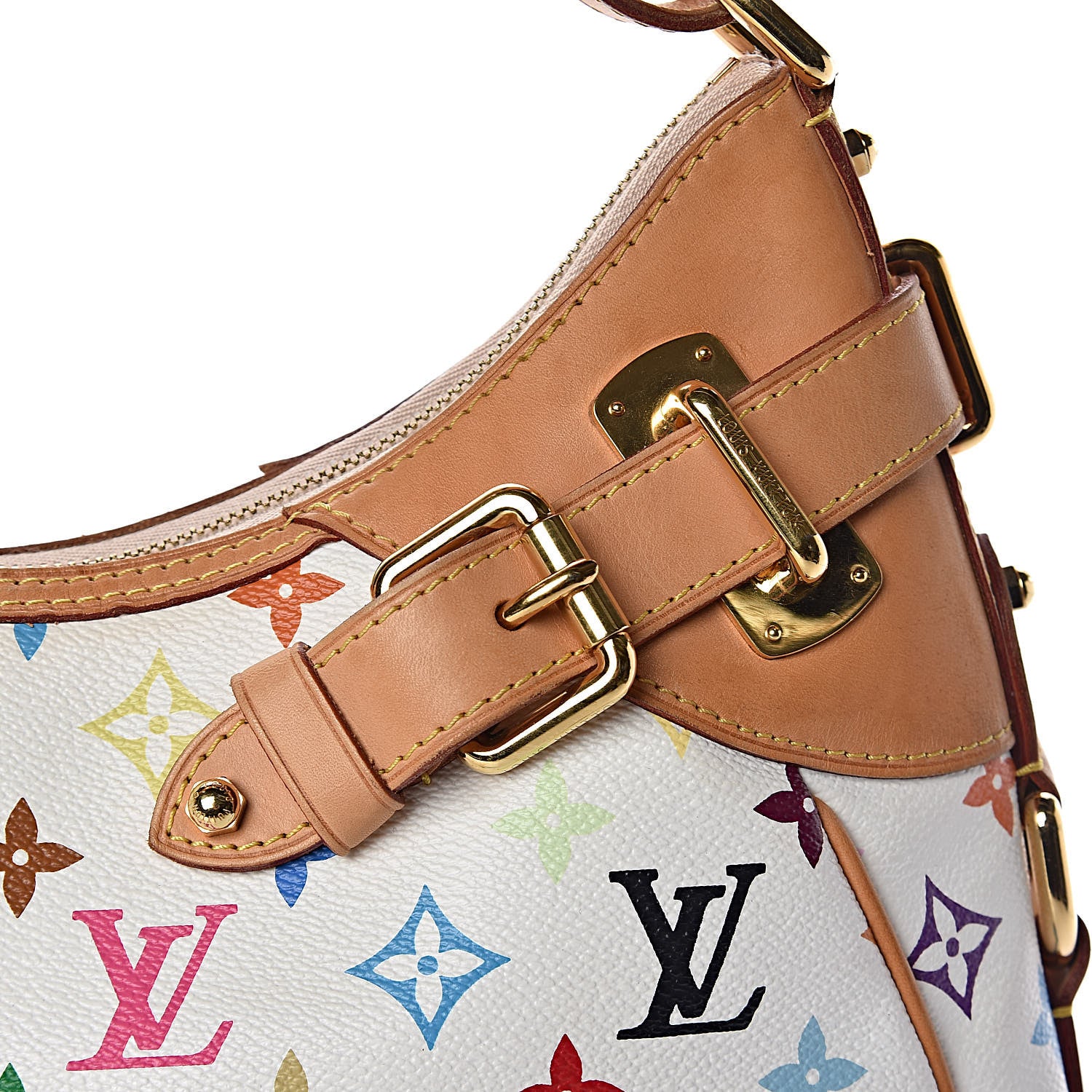 Louis Vuitton Monogram Multicolor Greta White 7 of 10