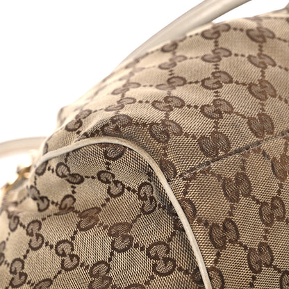 Gucci Monogram Medium Sukey Boston Off White 10 of 44