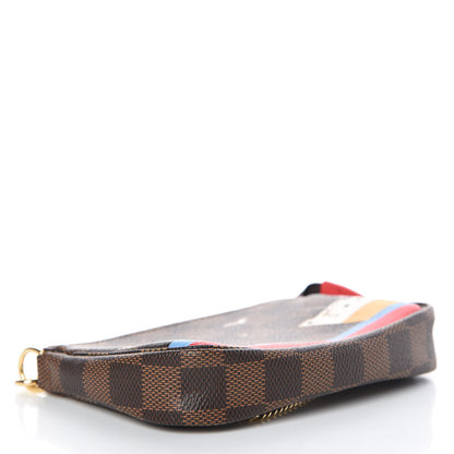 Louis Vuitton Damier Ebene 2016 Christmas Animation Mini Pochette Accessories 4 of 10