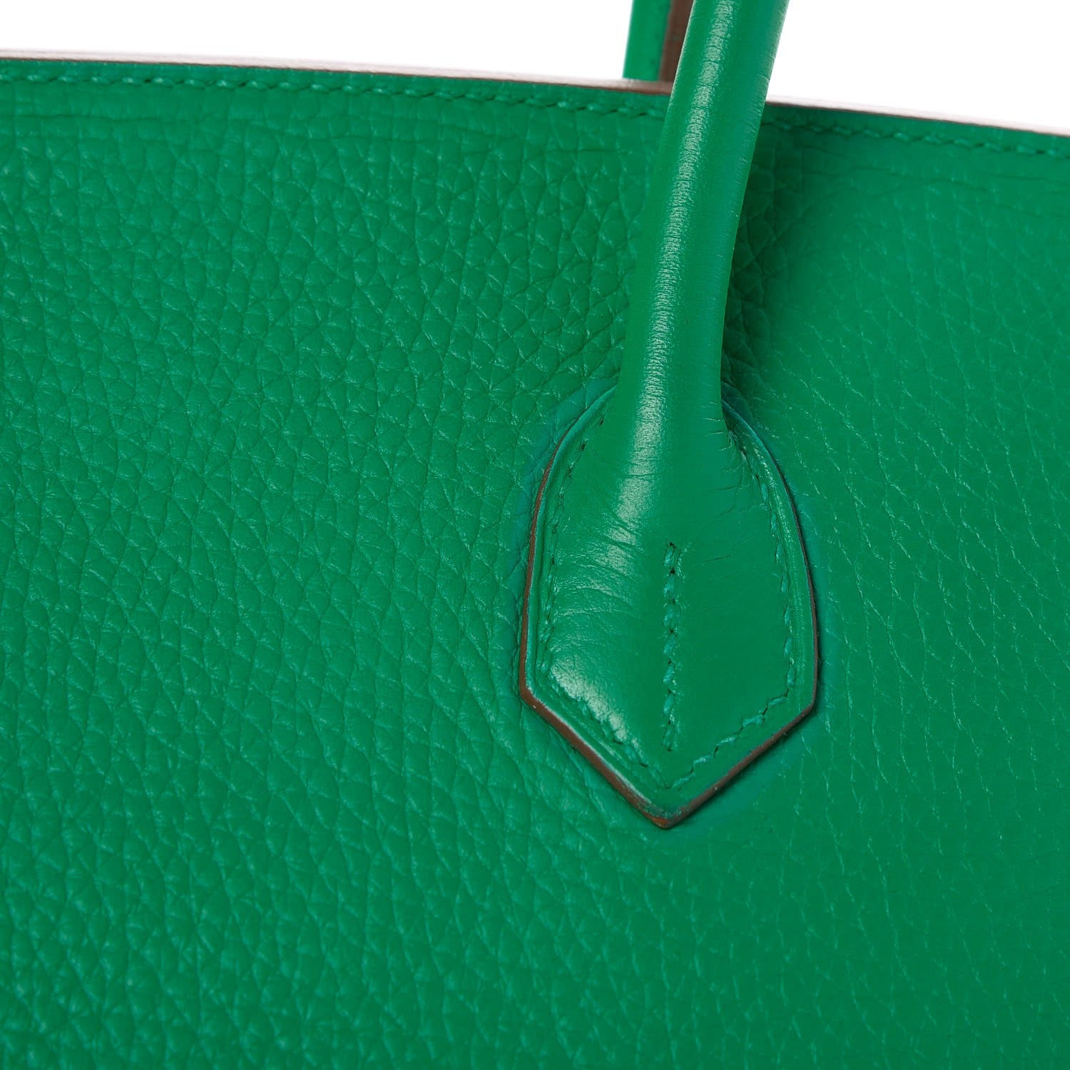Hermes Taurillon Clemence Birkin 35 Menthe 16 of 36