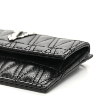 Versace Nappa Quilted Virtus Evening Bag Black 9 of 9