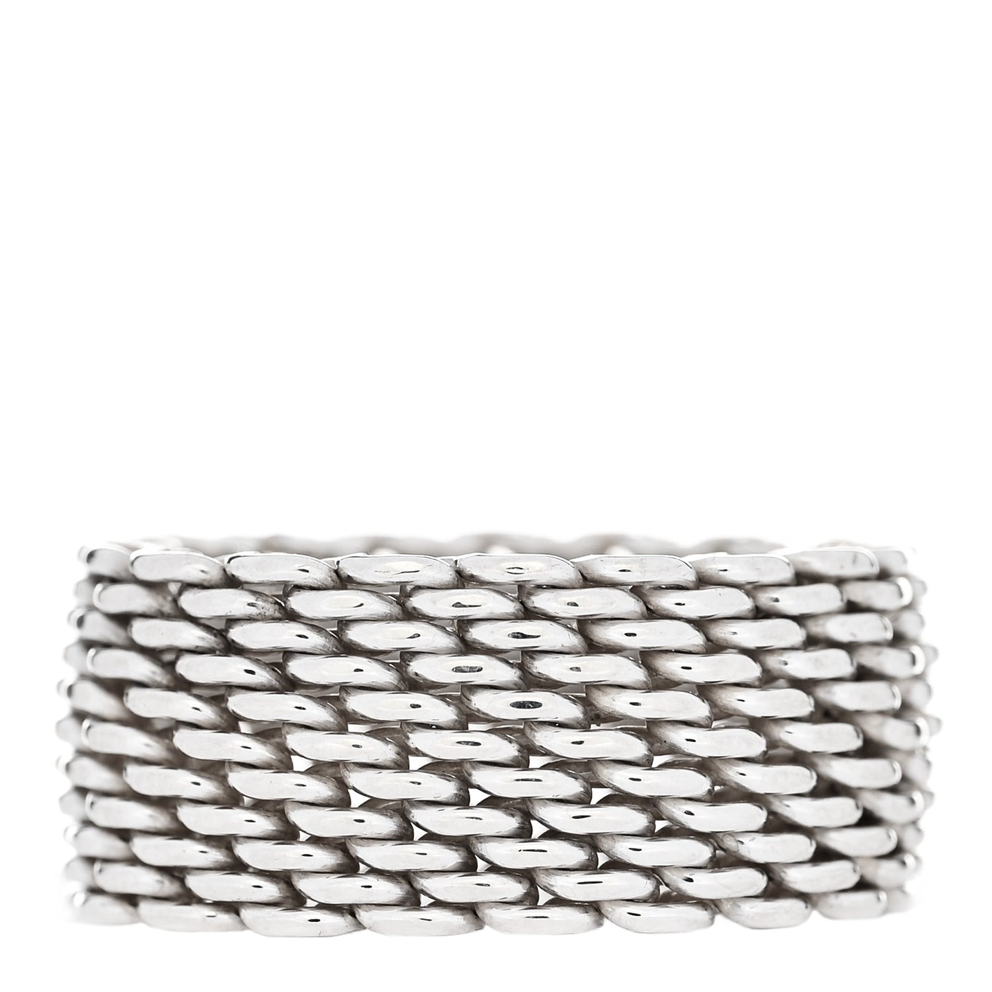 Sterling Silver Somerset Mesh Ring 52 6