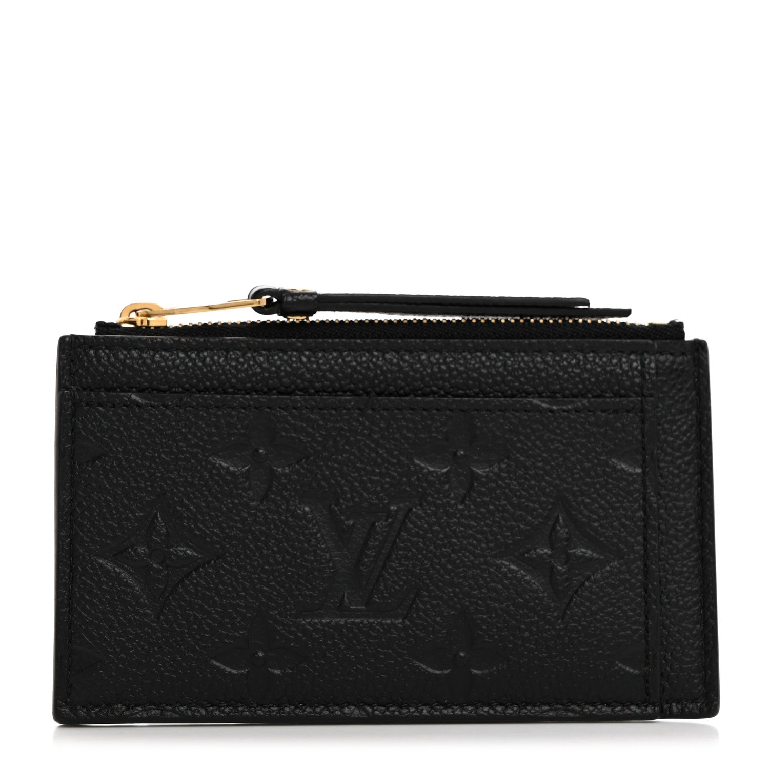 Louis Vuitton Empreinte Zipper Card Holder Black 1 of 7