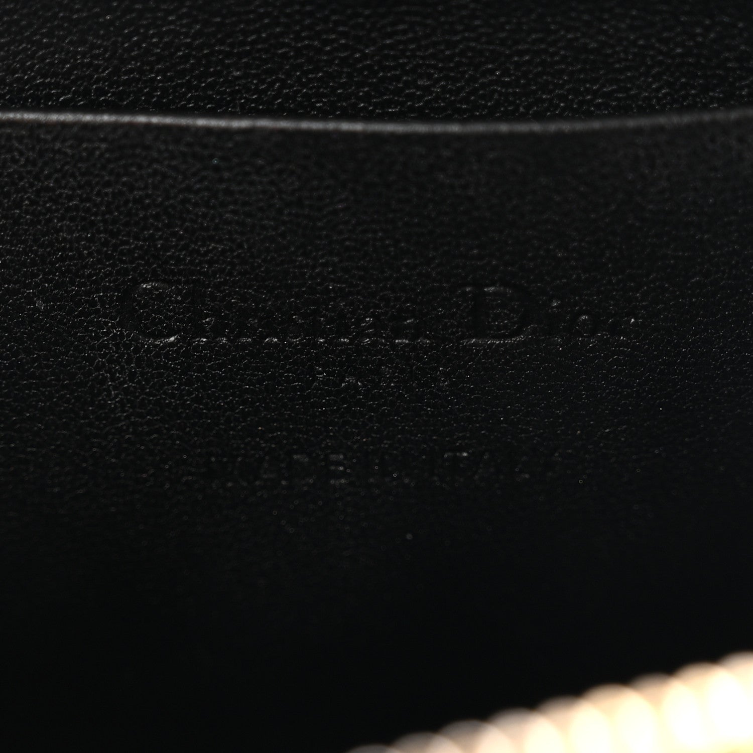 Christian Dior Lambskin Cannage Lady Dior Phone Holder Black 6 of 11