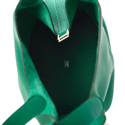 Hermes Taurillon Clemence Picotin Lock 22 MM Vert Vertigo 4 of 7