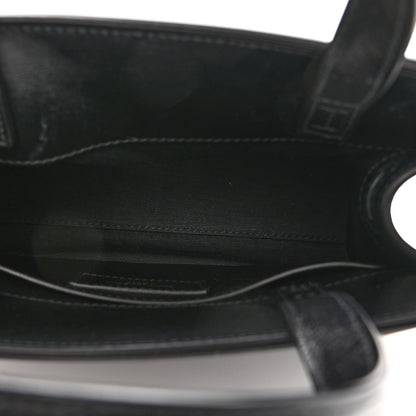 Saint Laurent Smooth Calfskin Manhattan Nano Shopper Tote Black 5 of 9