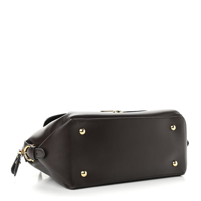 Salvatore Ferragamo Calfskin Fiamma Bag Brown 4 of 10