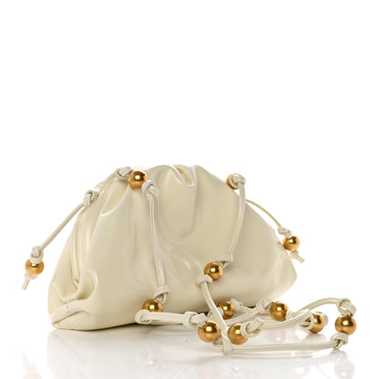 Bottega Veneta BOTTEGA VENETA Spazzolato Calfskin The Mini Sphere Pouch White 2 of 10