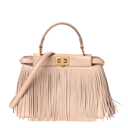 Fendi Nappa Fringe Mini Peekaboo Rosa Quarzo 1 of 11