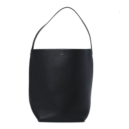 The Row Grained Calfskin Large N/S Park Tote Black 1 of 14