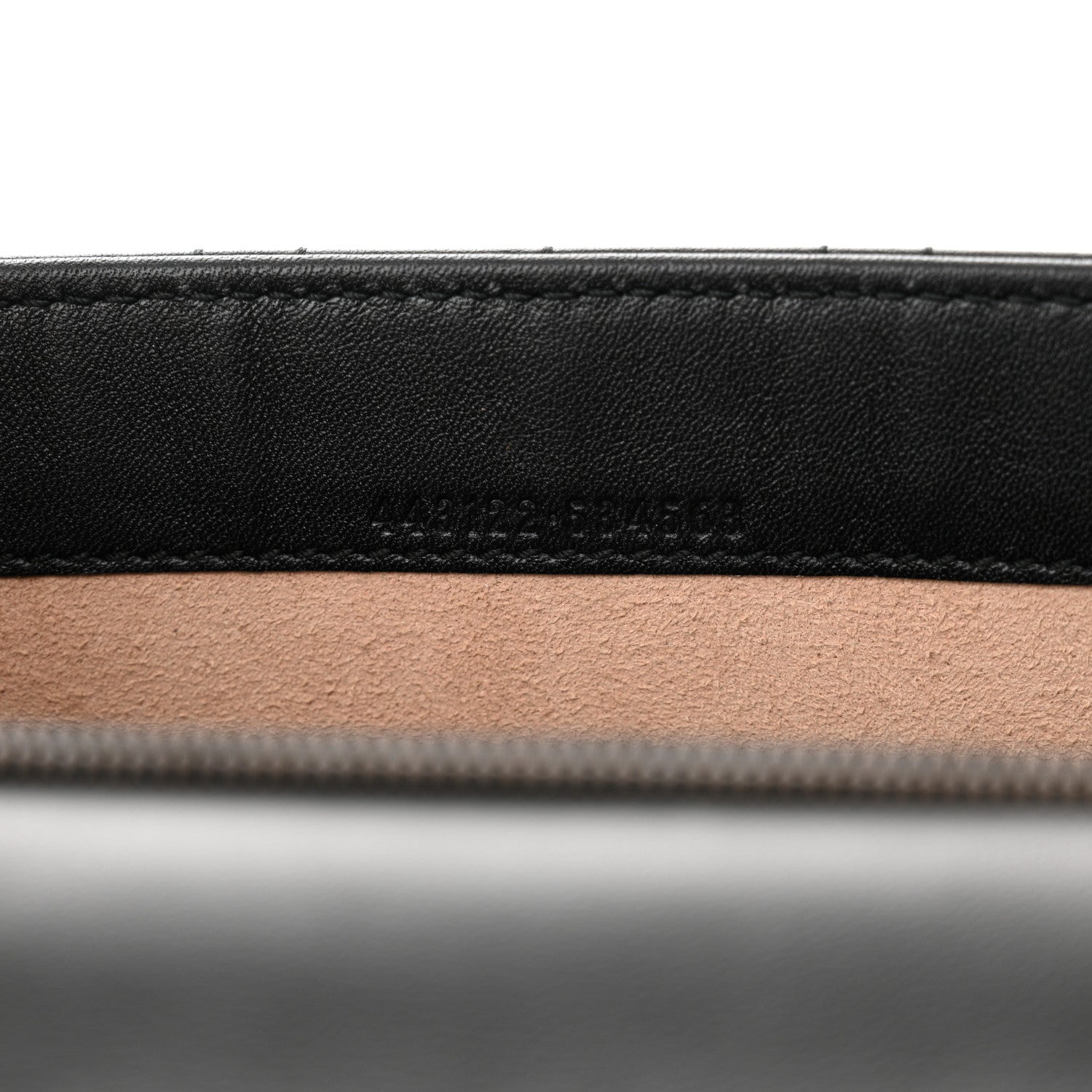 Gucci Calfskin Matelasse Mini Pearly GG Marmont Chain Wallet Black 7 of 11