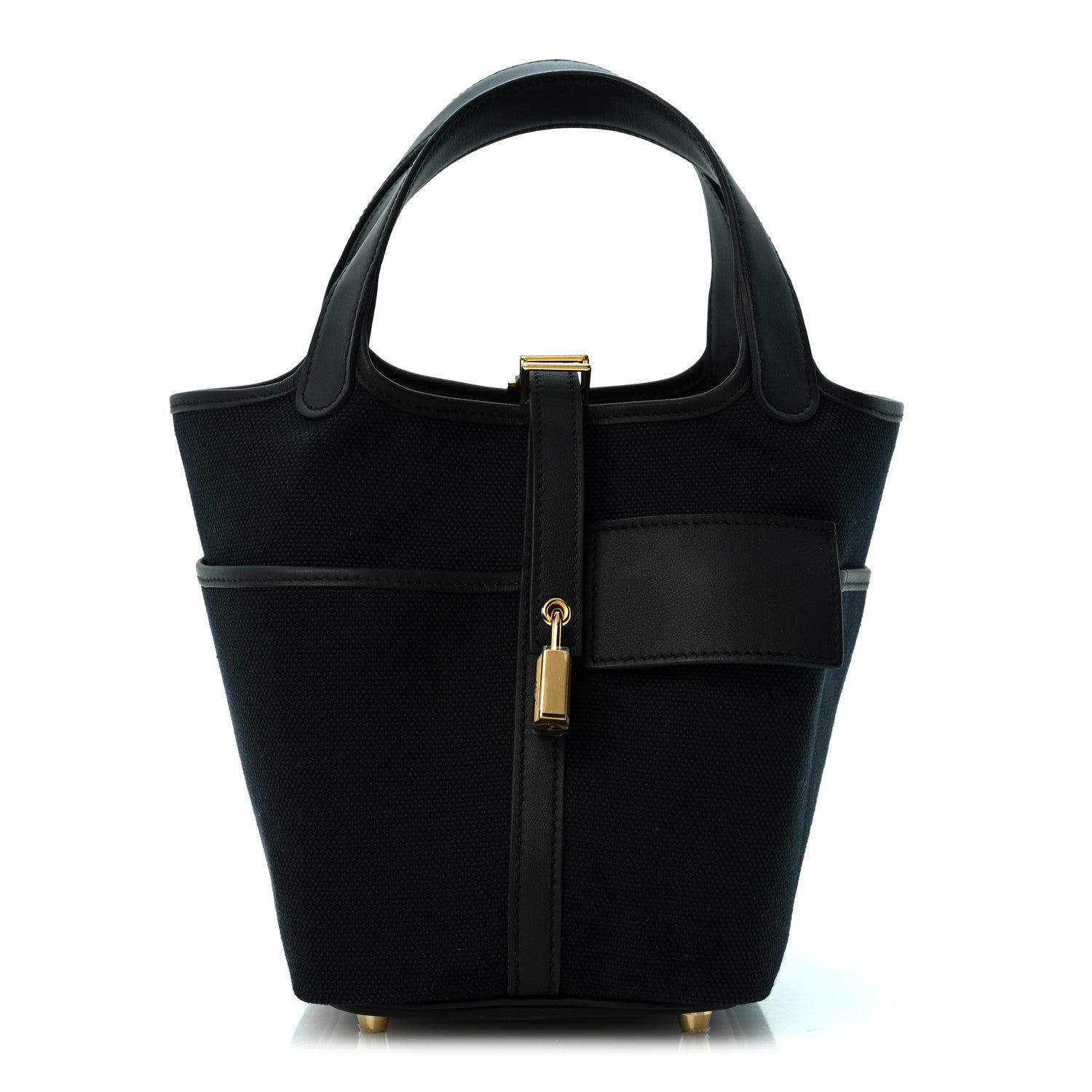 Hermes Toile Goeland Swift Cargo Picotin Lock 18 Black 1 of 10