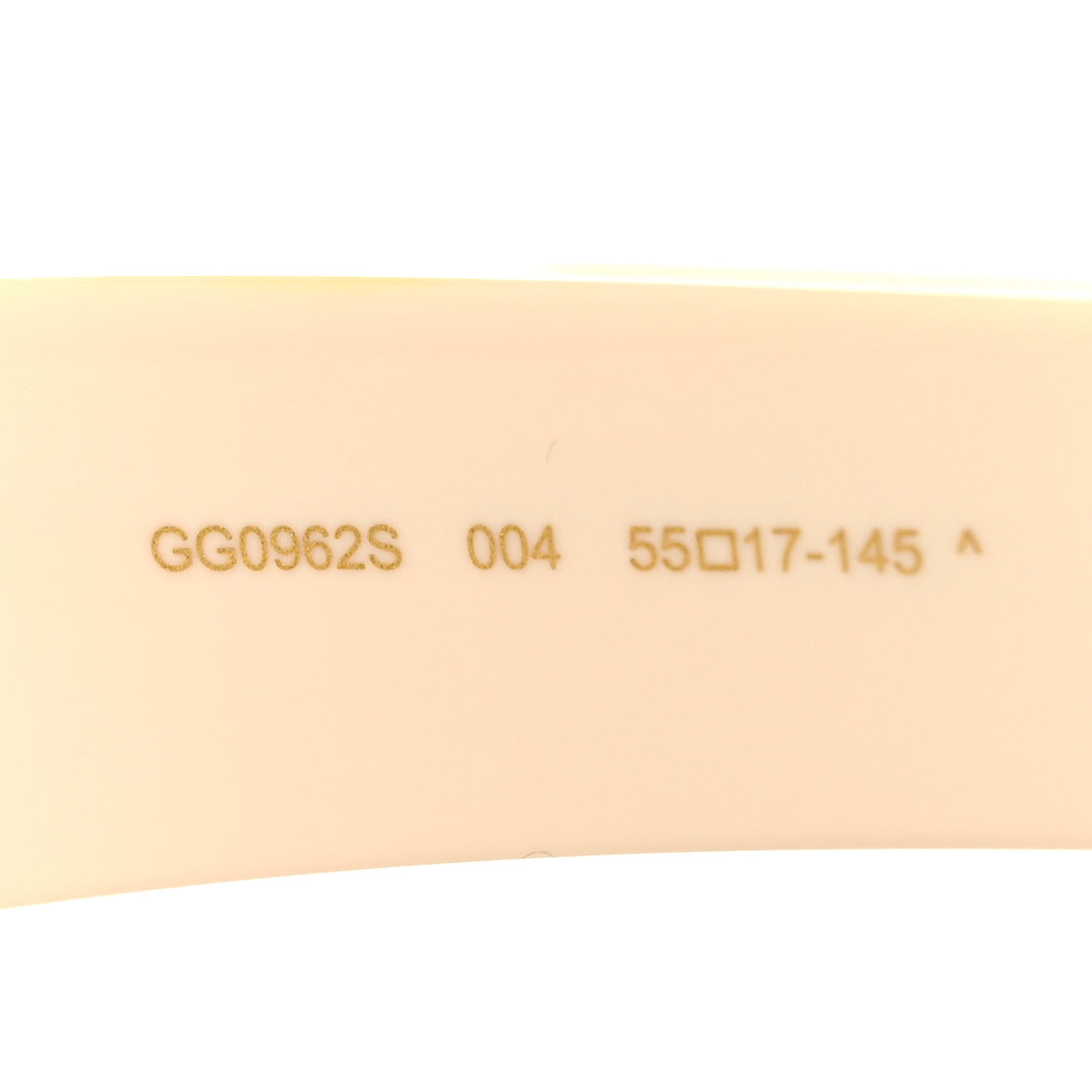 Gucci Acetate Rectangle Sunglasses GG0962S Black Ivory 6 of 7