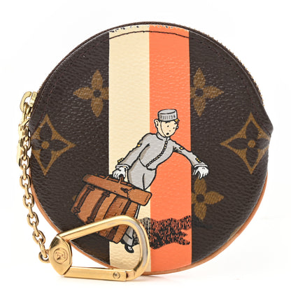 Louis Vuitton Monogram Groom Round Coin Purse 1 of 9