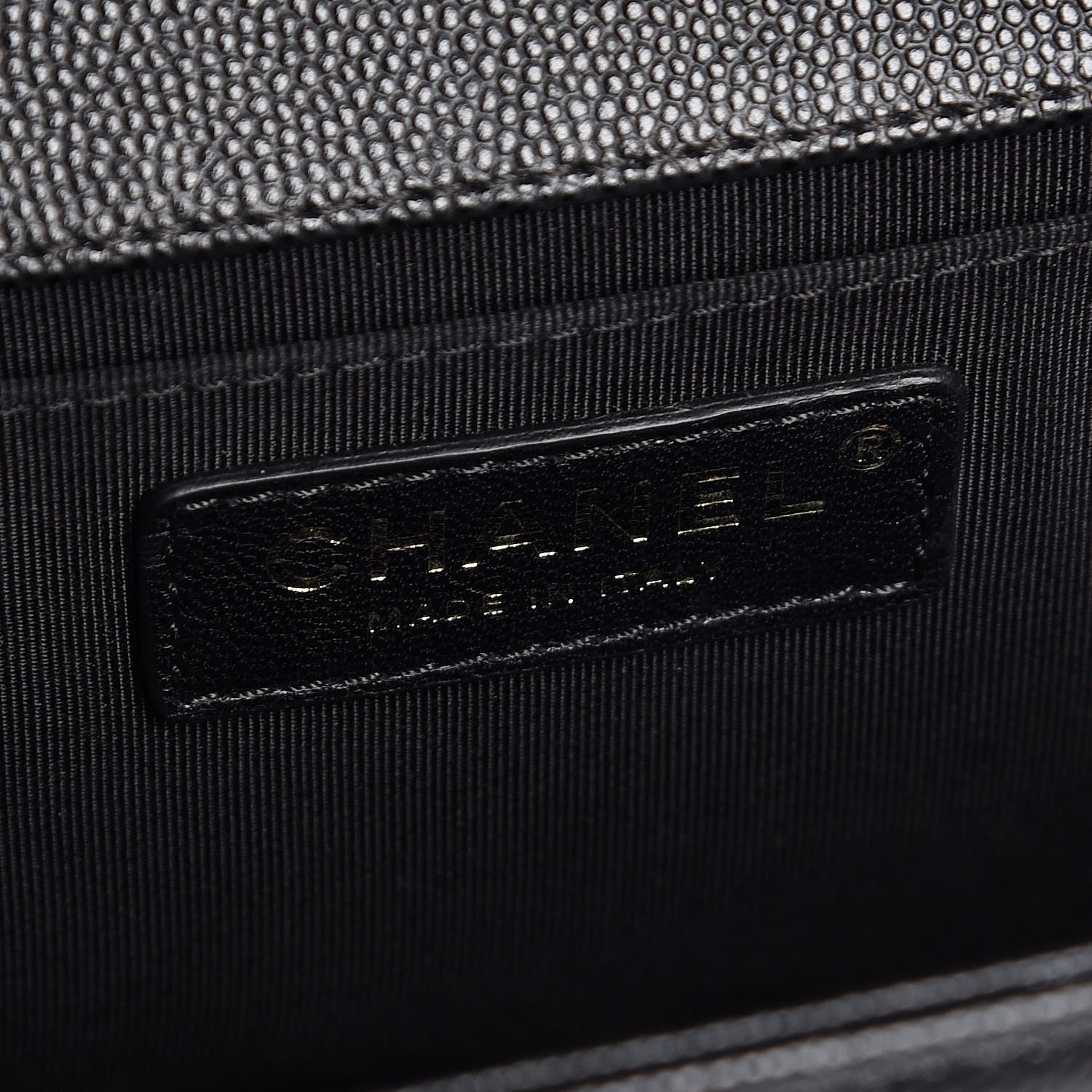 Chanel Caviar Quilted Medium Boy Flap Black 6 of 10
