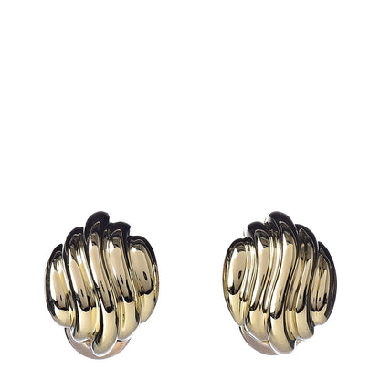 Tiffany 18K Yellow Gold Shrimp Clip On Earrings 1 of 4