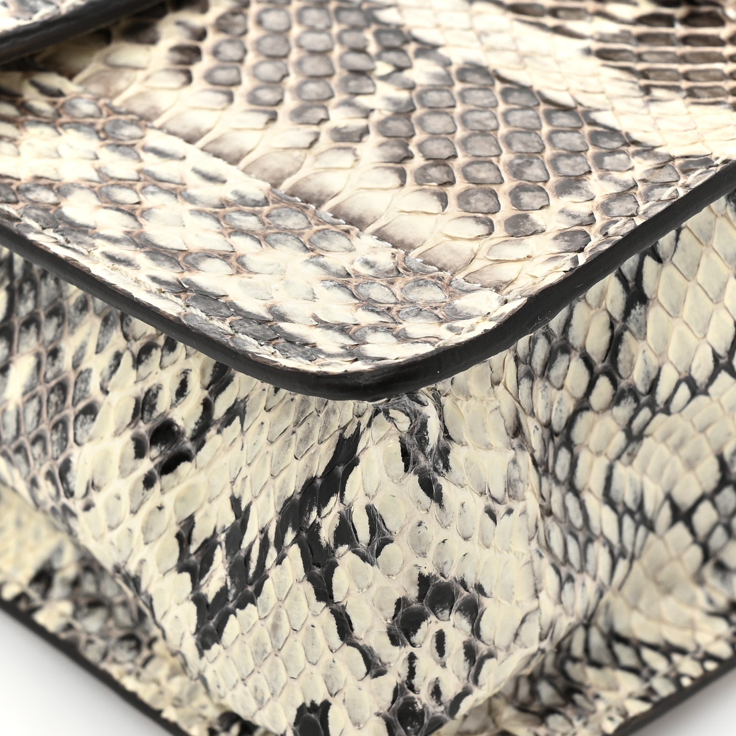 Jimmy Choo Snakeskin Rebel Crossbody Bag Black 9 of 12