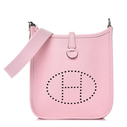 Hermes Taurillon Clemence Evelyne TPM Rose Sakura 2 of 8