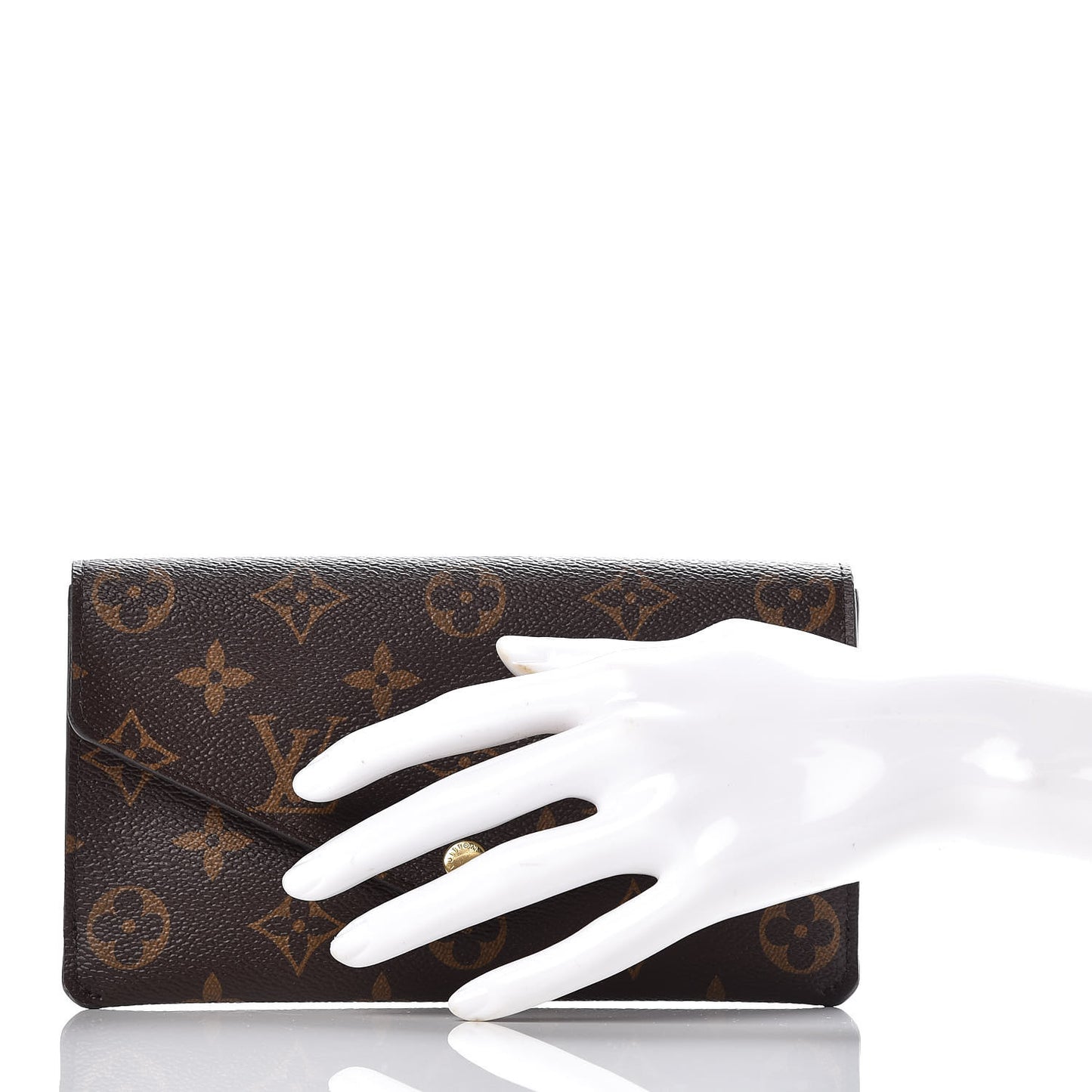 Monogram Jeanne Wallet Rose Ballerine