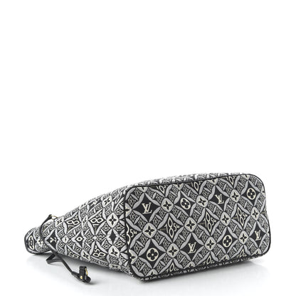 Louis Vuitton Jacquard Since 1854 Neverfull MM Grey 4 of 11