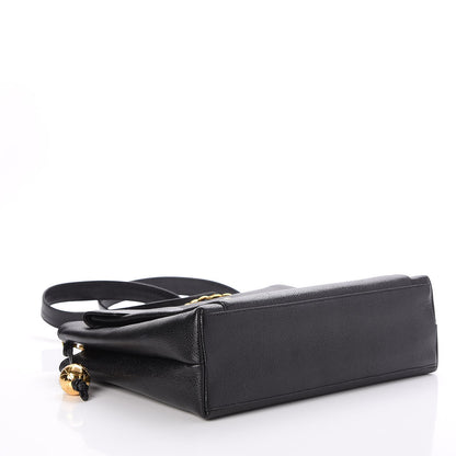 Chanel Caviar Flap Shoulder Bag Black 4 of 8