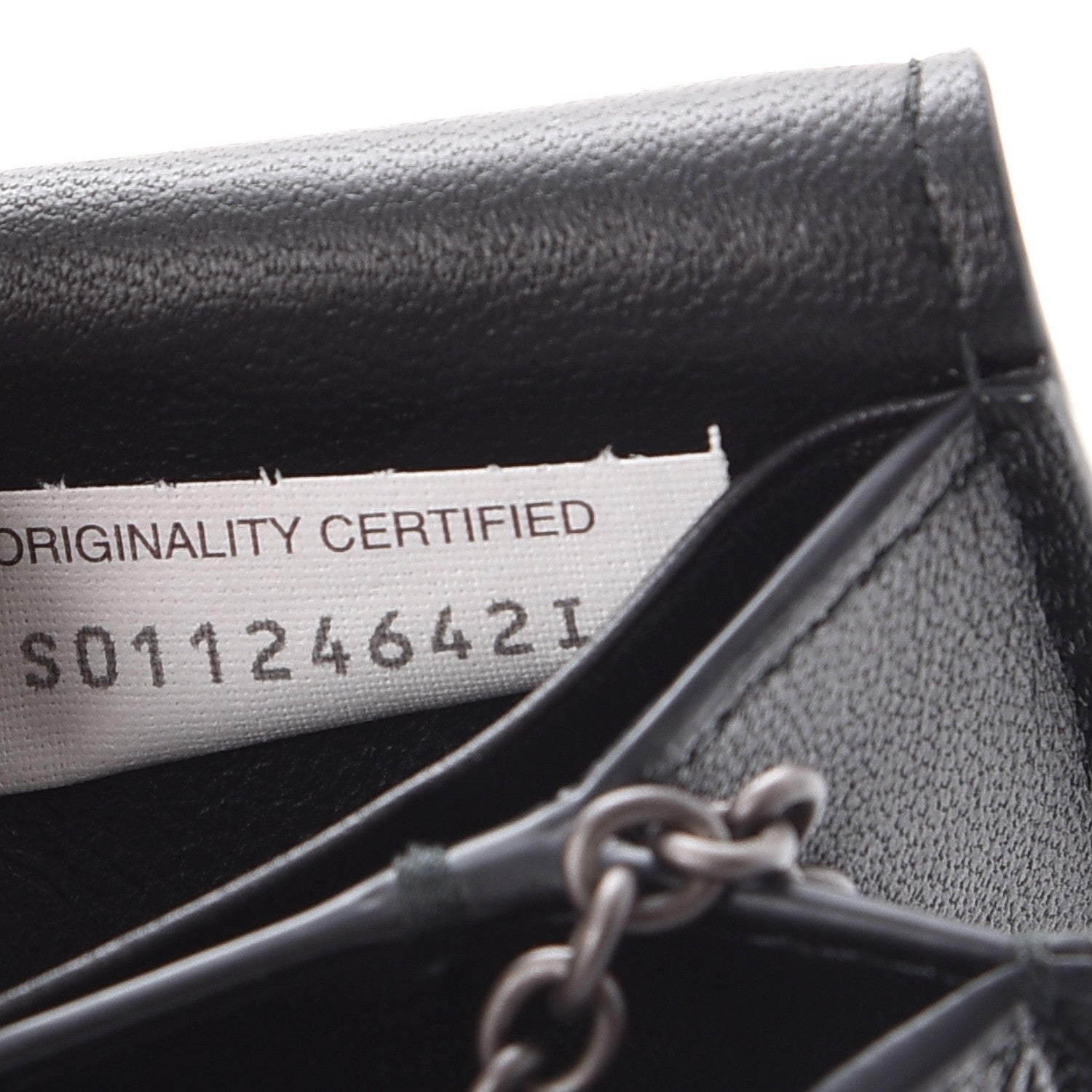 Bottega Veneta Nappa Intrecciato Continental Wallet on Chain Nero Black 9 of 9