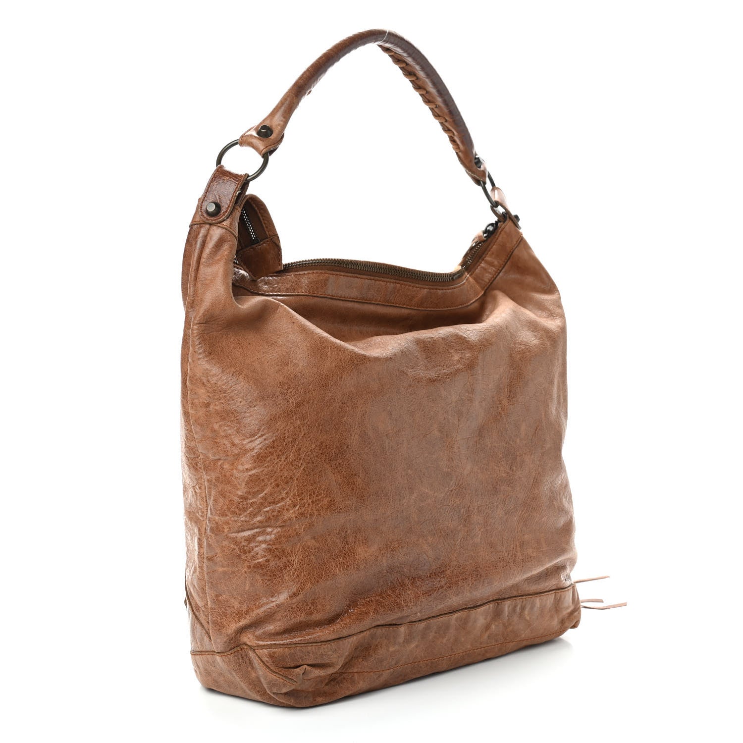 Balenciaga Agneau Classic Hardware Day Hobo Caramel 3 of 11