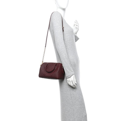 Louis Vuitton Empreinte Monogram Giant Speedy Bandouliere 20 Garnet 2 of 10