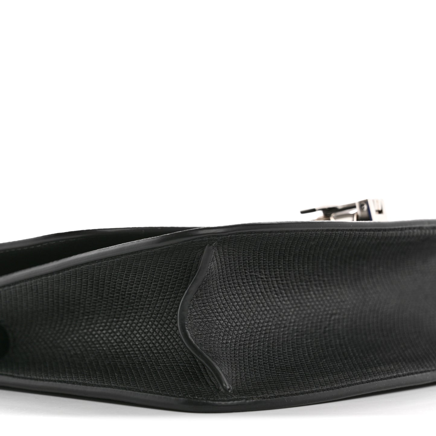 Stamped Saddle Calfskin The Sofia 8.75 Crossbody Black