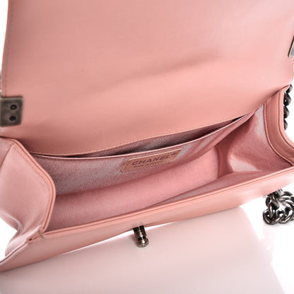 Chanel Lambskin Quilted Medium Boy Flap Light Pink 5 of 11