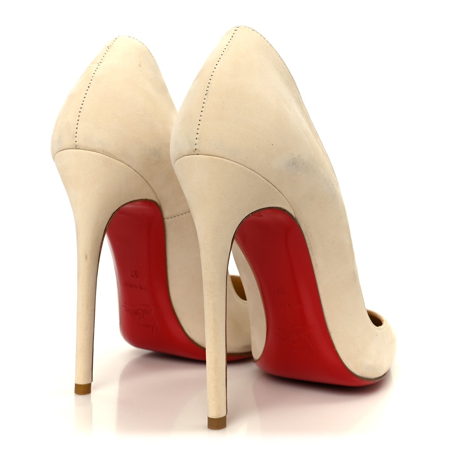 Christian Louboutin Suede So Kate 120 Pumps 37 Off White 1849502