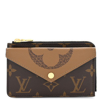 Louis Vuitton Reverse Monogram Recto Verso Card Holder Brown 1 of 7