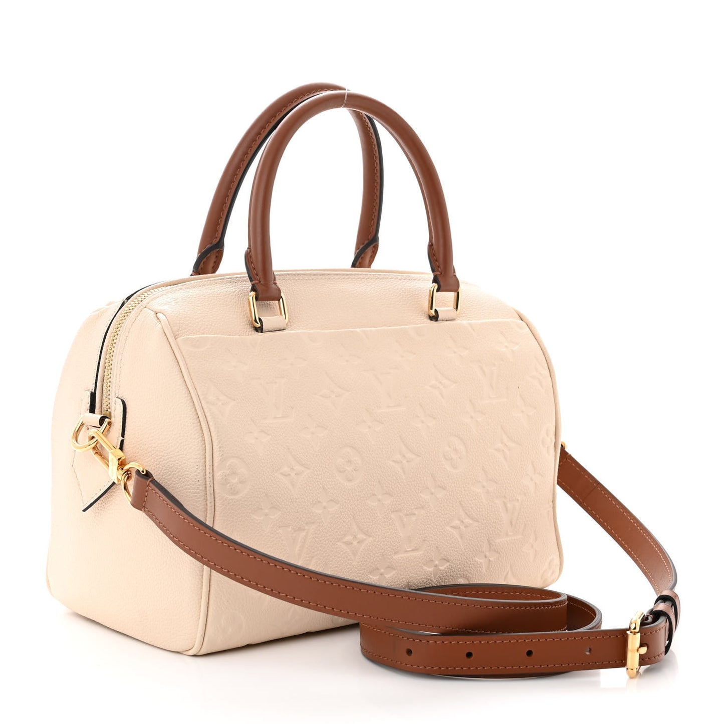 Empreinte Calfskin Speedy Bandouliere 25 NM Creme Caramel