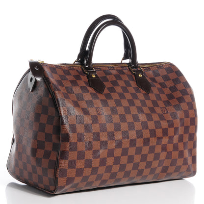 Louis Vuitton Damier Ebene Speedy 35 3 of 9