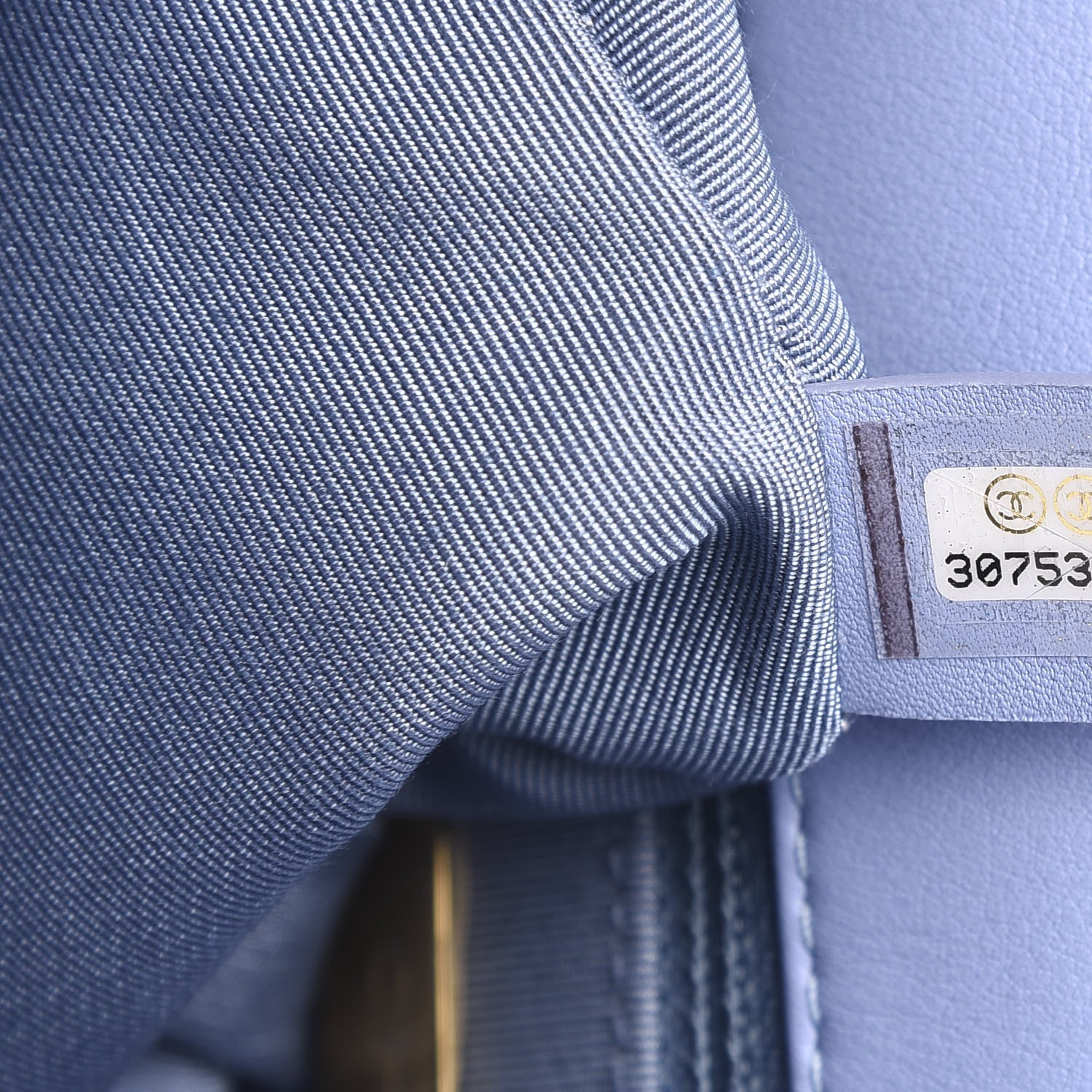 Chanel Sequin Quilted Medium 19 Flap Light Blue 8 of 10