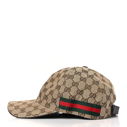 Gucci Monogram Web Baseball Hat L Beige Cocoa 3 of 8